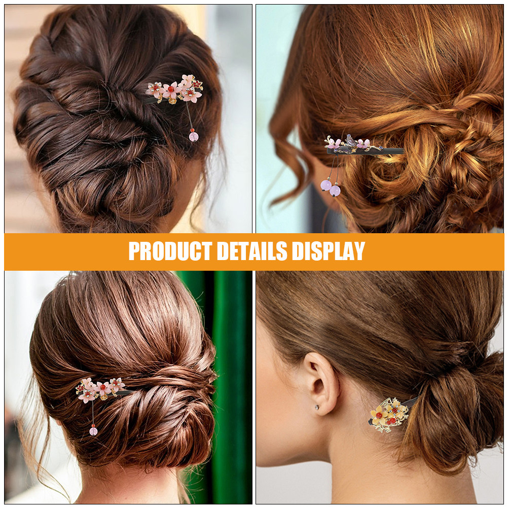 8Pcs Chinese Hair Sticks Vinta - Formal Wear Hairstyles For Women のレビューと価格
