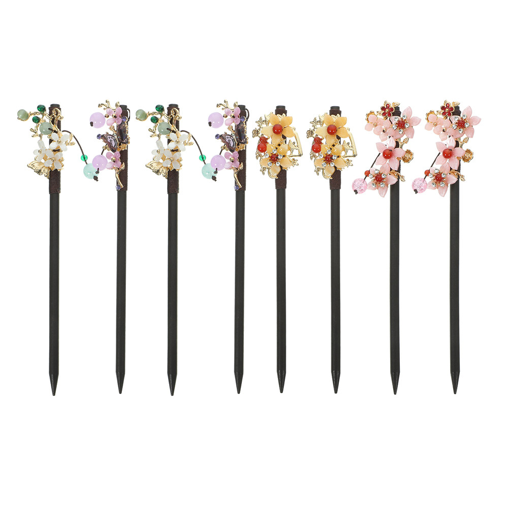 8Pcs Chinese Hair Sticks Vinta - Formal Wear Hairstyles For Women のレビューと価格