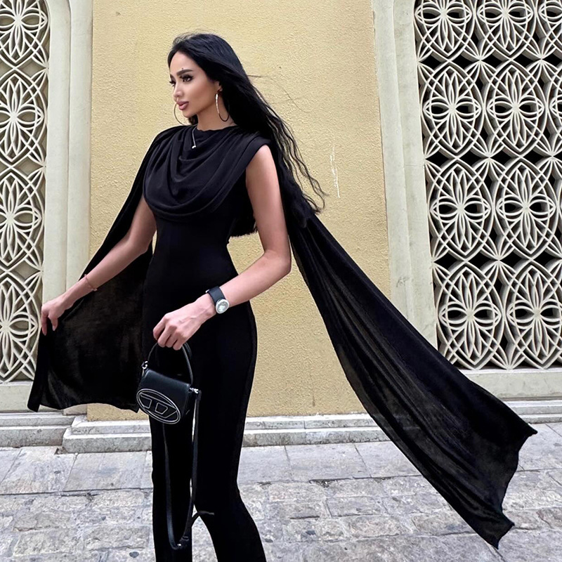 Black Women Jumpsuit Sexy Slee - Women'S Formal Wear Jumpsuit のレビューと価格