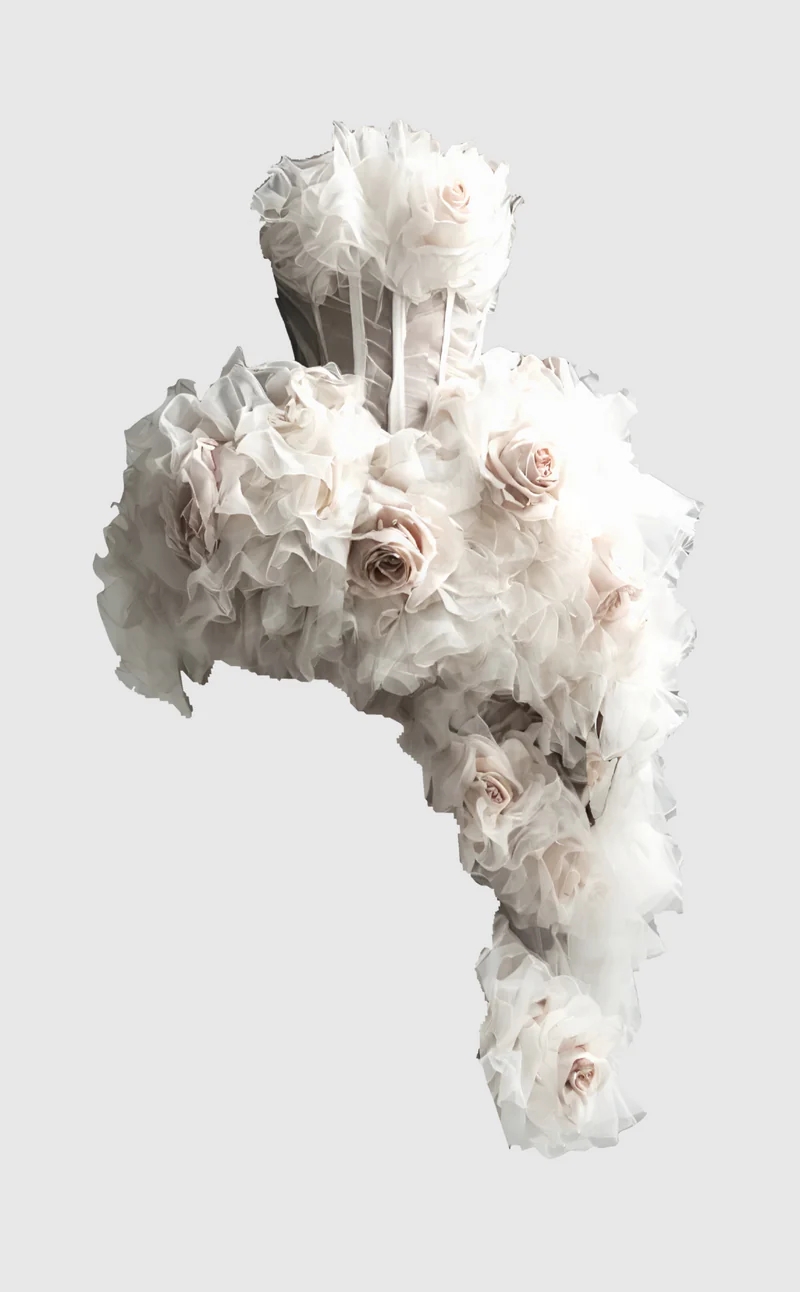 Gothic Asymmetrical Floral Sho - Women Formal Event Wear のレビューと価格